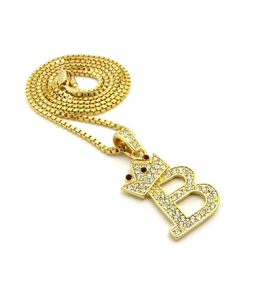 ミュージシャン CROWN NECKLACE GOLD ミュージシャン CROWN NECKLACE GOLD Hip Hop Gold KING CROWN